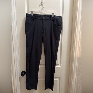 Lululemon Men’s ABC Classic Fit Obsidian Gray 5 Pocket Warpstreme Pants 36x32